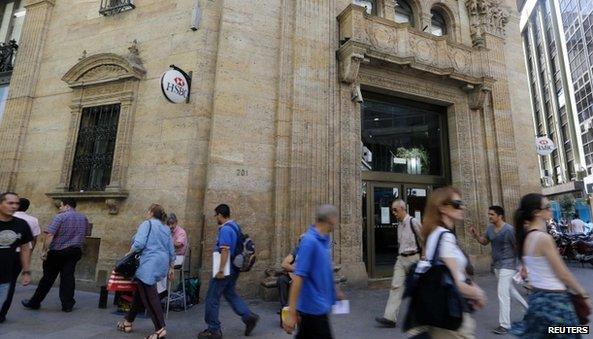 HSBC branch in Argentina