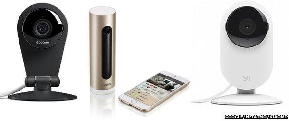 Dropcam, Netatmo Welcome and Xiaomi Yi Smart