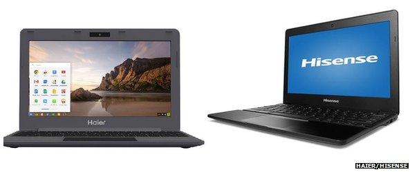 Haier and Hisense Chromebooks