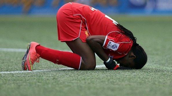 Asisat Oshoala of Liverpool Ladies