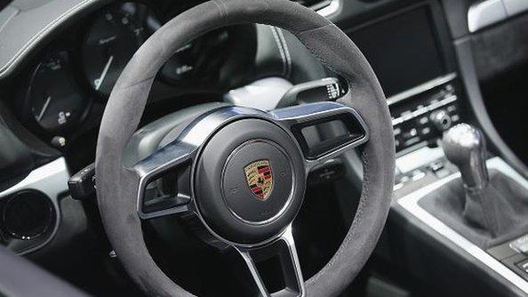 Porsche steering wheel