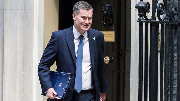 David Gauke leaves after a cabinet meeting at 10 Downing Street in central London in 2018