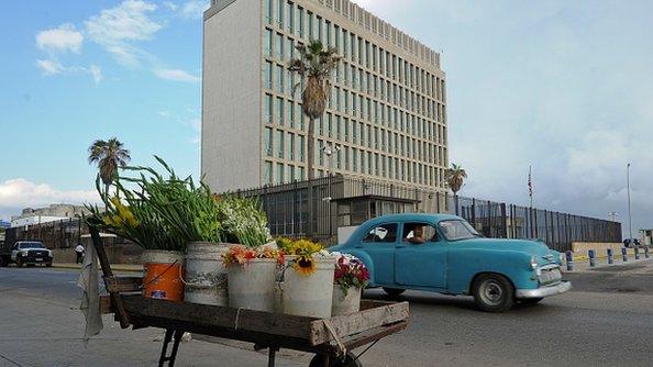 The US embassy in Cuba