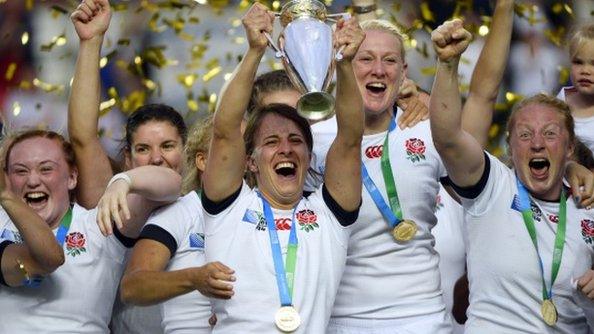 England beat Canada in the 2014 Women's World Cup final