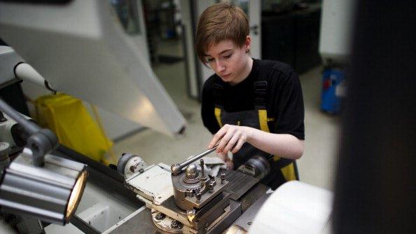 Factory worker in Germany