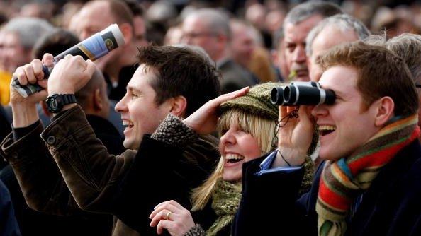 Punters at the Cheltenham Festival