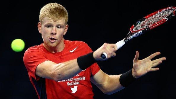 Great Britain tennis player Kyle Edmund