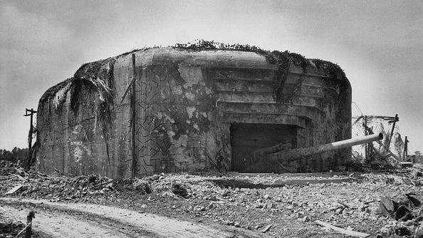 Nazi gun battery in France