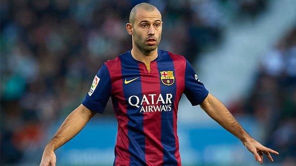 Barcelona player Javier Mascherano