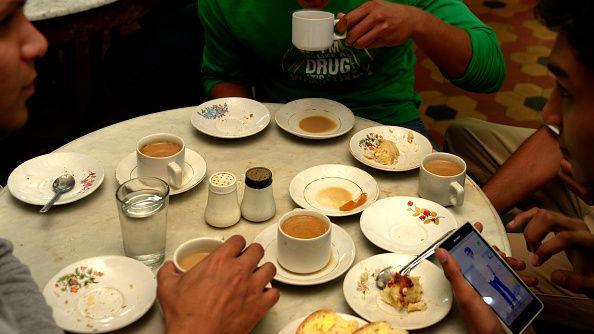 B. Merwan & Co., the 100 year old Irani bakery/restaurant and provision store at Grant Road-Mumbai, on January 12, 2014 in Mumbai, India