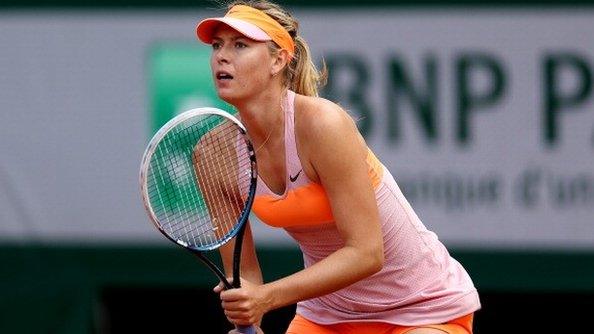 Maria Sharapova wearing Nike at the French Open