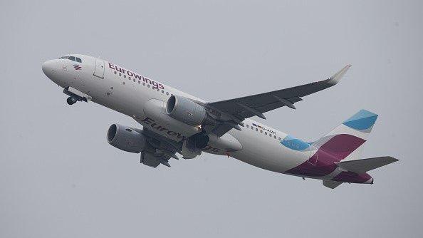 a Eurowings plane