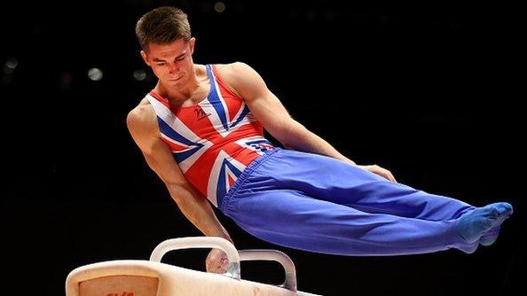 Max Whitlock on the Pommel Horse