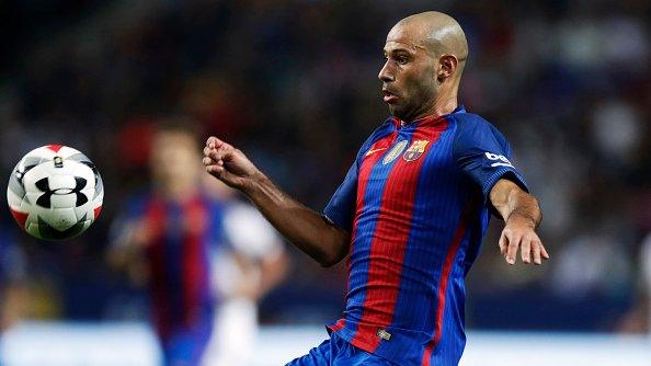 Barcelona defender Javier Mascherano