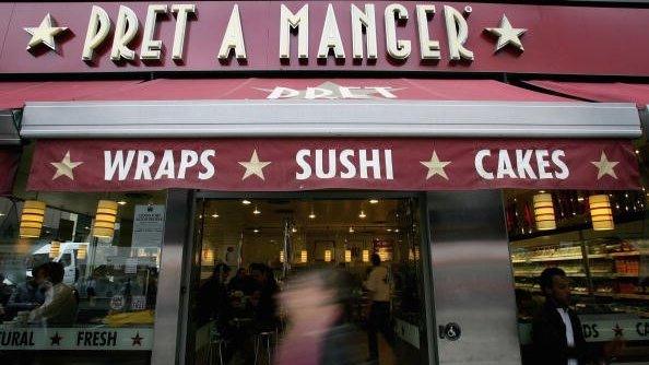 exterior of Pret A Manger shop