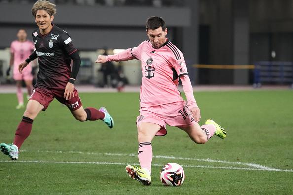 Lionel Messi took to the field for a friendly against Japan's Vissel Kobe, enraging Chinese fans