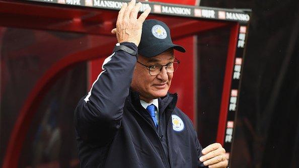 Leicester City manager Claudio Ranieri