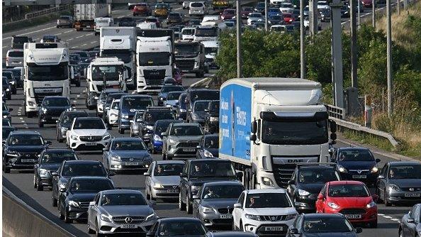 Traffic on a motorway