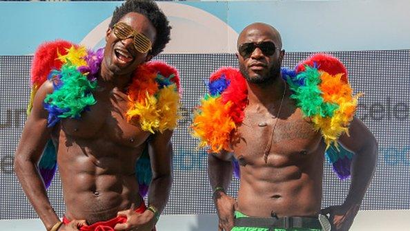 Men at London Pride 2018