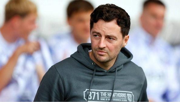West Bromwich Albion manager Ryan Mason pictured on the touchline