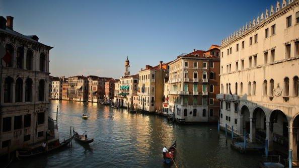 Canal during the 65th Venice Film Festival on September 2, 2008 in Venice, Italy.