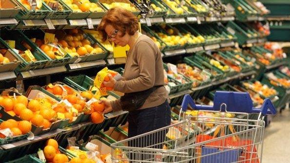 Woman at Tesco