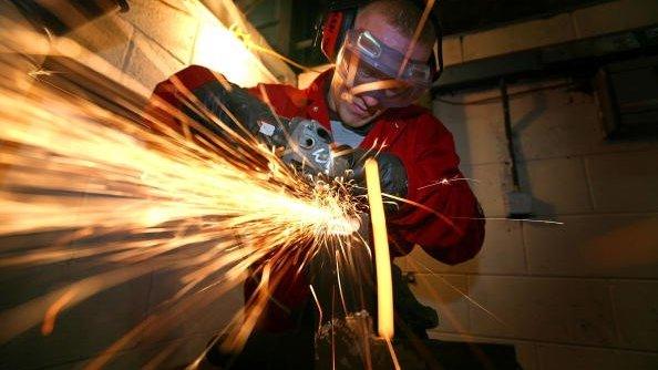 A man welding