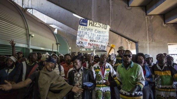 South African miners