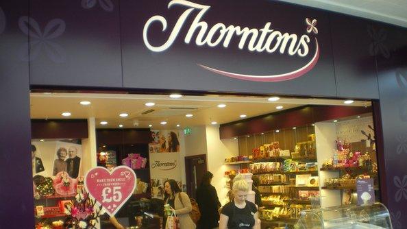 Thorntons shop front