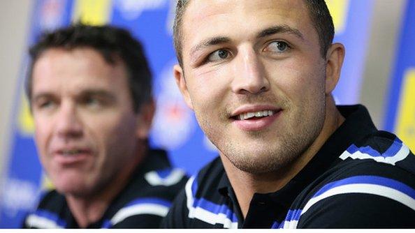 Sam Burgess and Mike Ford