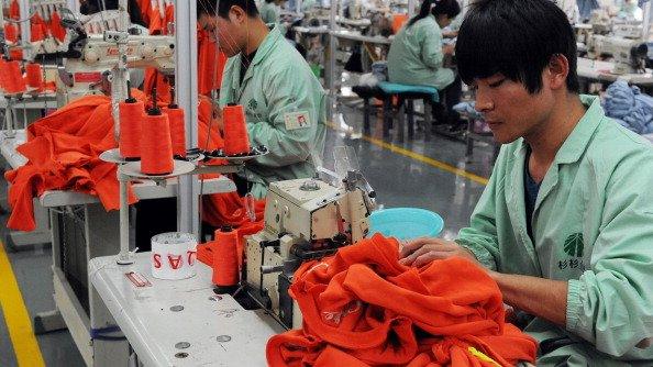 Chinese factory workers