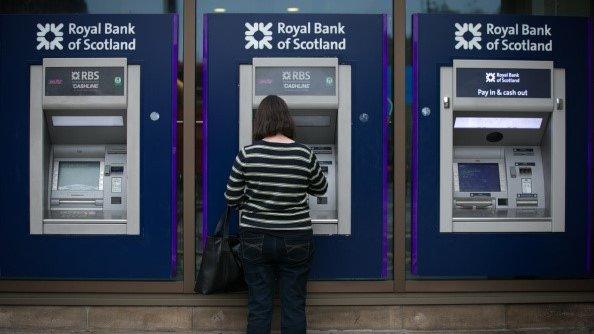 RBS cash machines