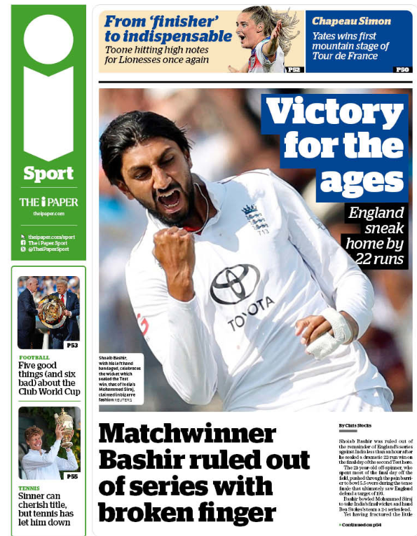 The i back page