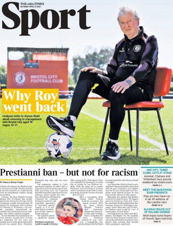 Times back page