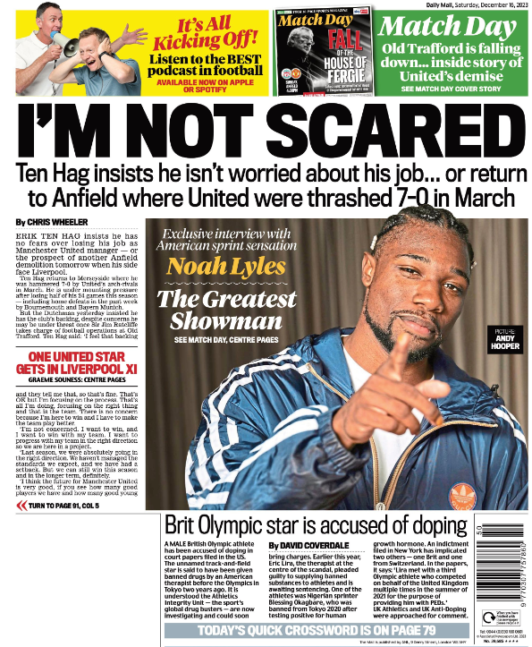 Mail back page