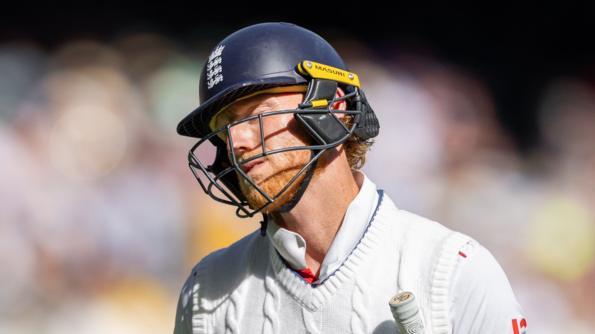England captain Ben Stokes looks dejected as he walks off after being dismissed