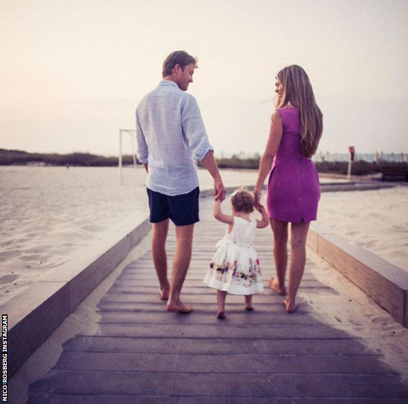 Nico Rosberg and family