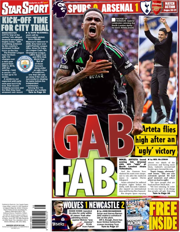 Star back page