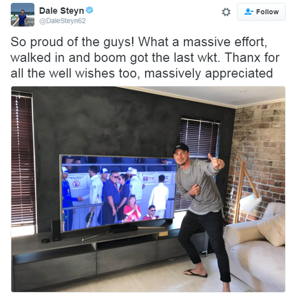 Dale Steyn tweet