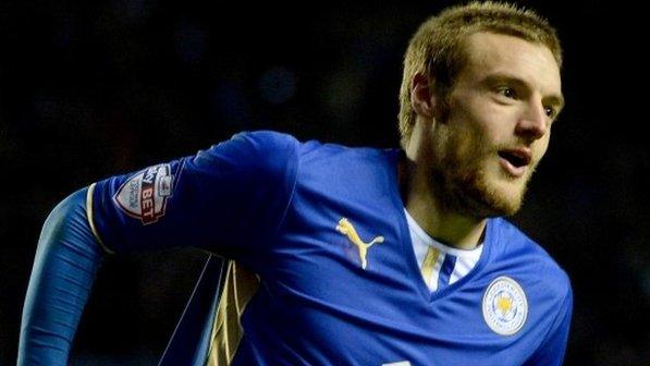 Leicester forward Jamie Vardy