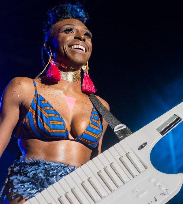 Singer Laura Mvula performing at AfroPunk Johannesburg