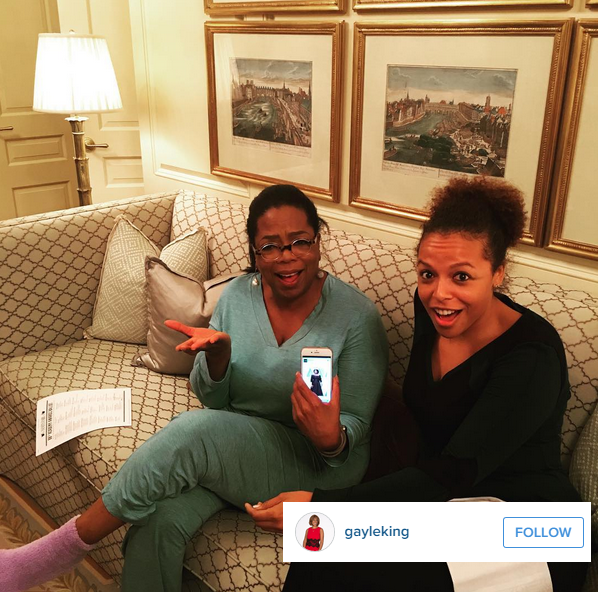 On Instagram, Oprah's friend (and a TV presenter in her own right) Gayle King commented: "We don't all look alike jeeze"