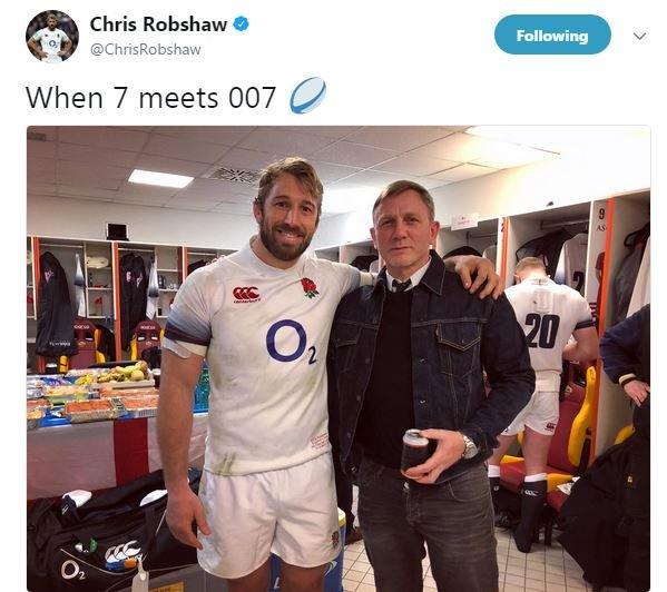 Chris Robshaw tweet