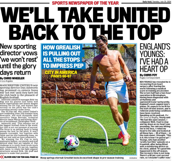 Mail back page