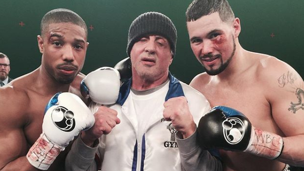 David Bellew wtih Sylvester Stallone