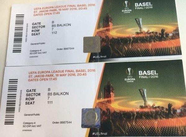 Europa League final tickets