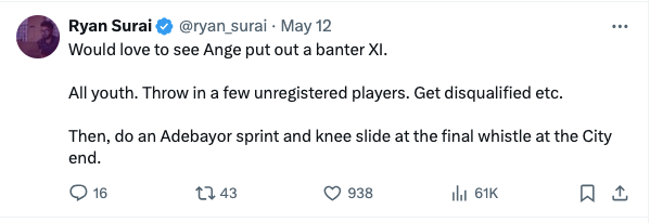 Tweet from Ryan Surai