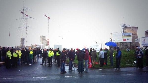 Protest at Ferrybridge