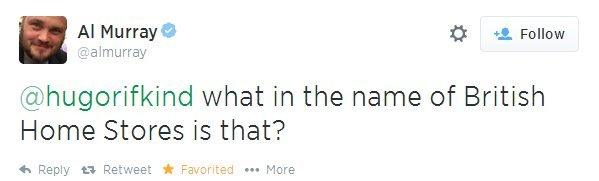 Al Murray tweet