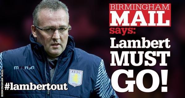 Birmingham Mail - Lambert Out